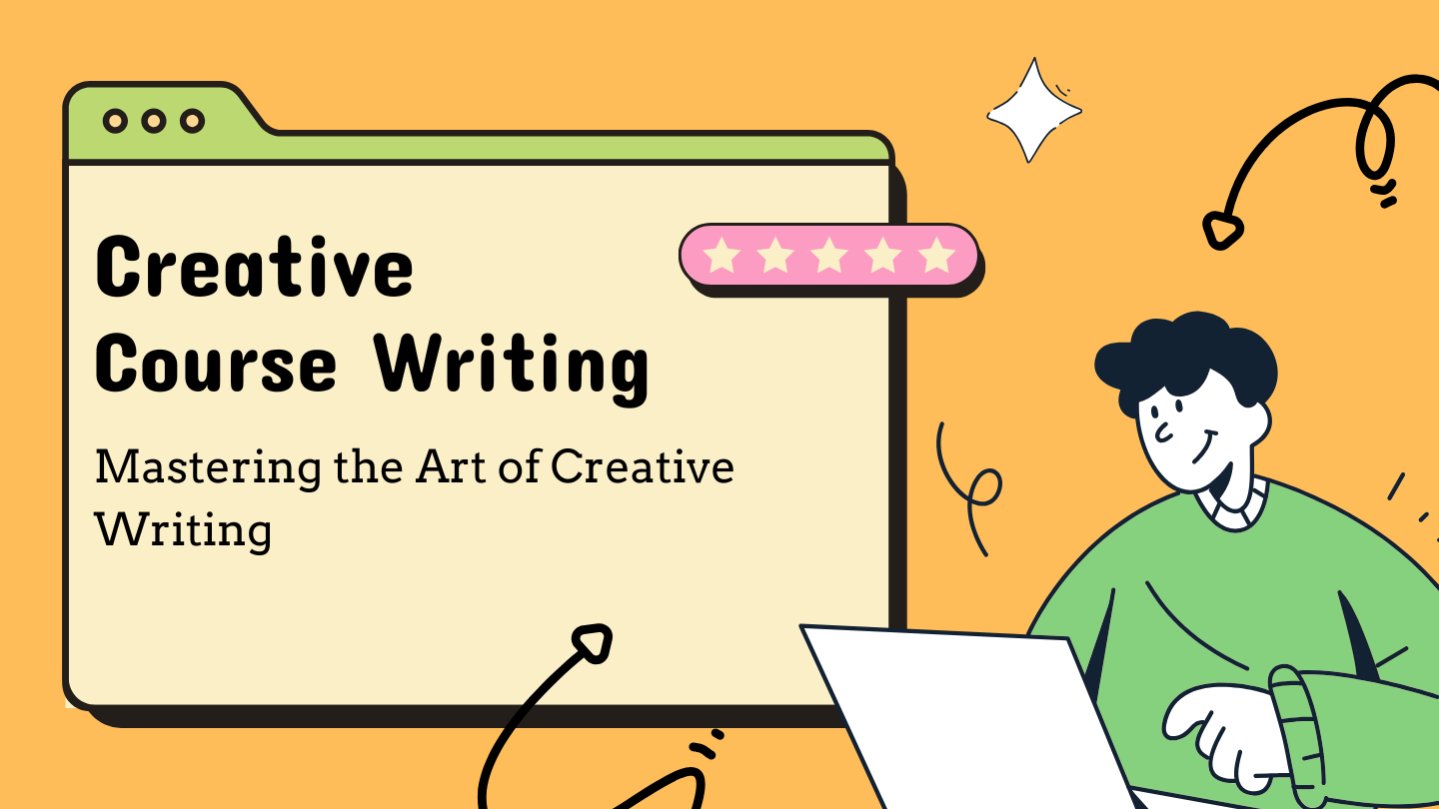 Green and Yellow Animated Scribbles Creative Writing Workshop Presentation